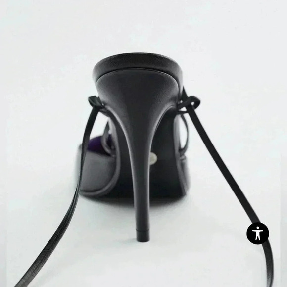 LACE UP HEELED LEATHER SHOES SIZE 6.5 LIKE NEW SMOOTH LEADER SHOES - Picture 2 of 13